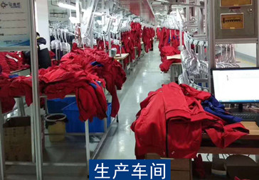 黃紫實業工作服生產車間