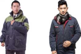 棉服工作服定做首選黃紫服飾！