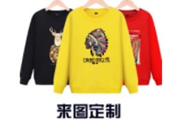 圓領衛衣定做中可看出衛衣是時尚先鋒