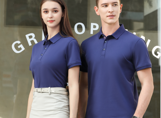 公司團體定制POLO衫細節，POLO衫定制和翻領T恤定制有什么區別？