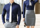 企業辦公樓人員工作服都會選擇西裝襯衫呢？