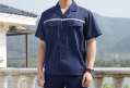 藏青色工作服定制款式/圖片_企業定制藏青工作服-上海黃紫